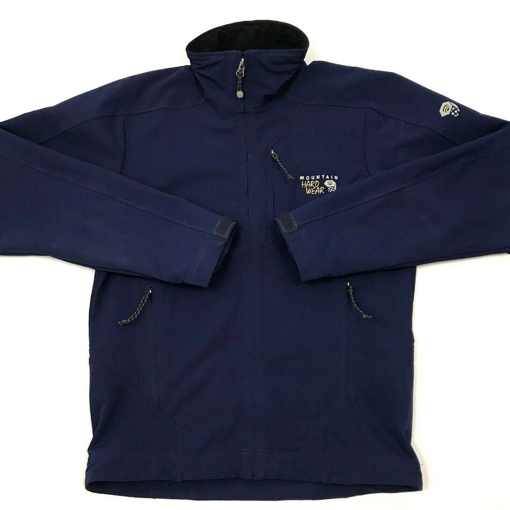 Mountain Hardwear Rain Jacket Full Zip Pockets